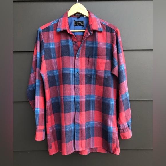 Vintage Other - Vintage Sears - The Men’s Store - Plaid button down Shirt  - made in Canada - M
